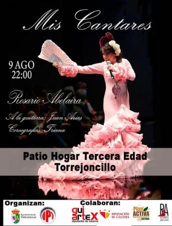 Imagen 9 de Agosto - Actuación de Rosario Abelaira con su espectáculo “Mis Cantares”