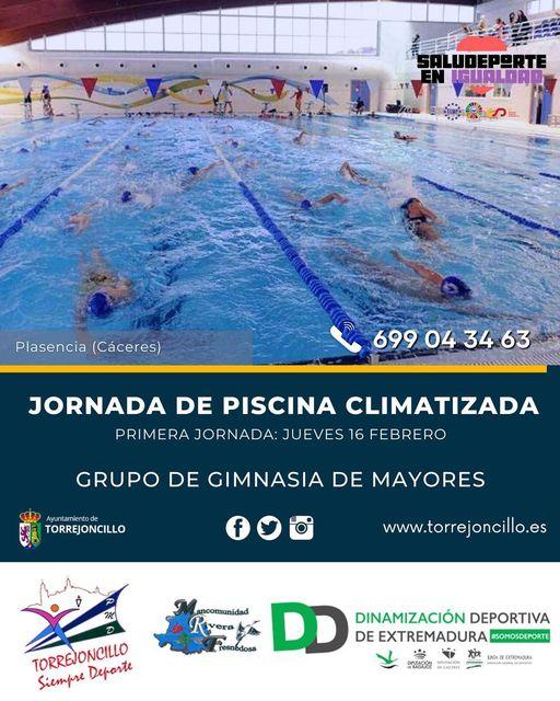 Imagen PRIMERA JORNADA DE PISCINA CLIMATIZADA PARA MAYORES