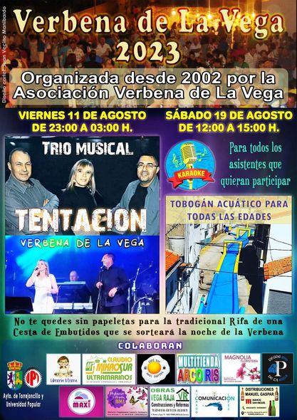 Imagen 11 de Agosto - VERBENA DE LA VEGA, organizada por los Vecinos de la Vega y amenizada por el Trio Musical Tentación