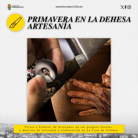 Imagen ARTESANÍA / PRIMAVERA EN LA DEHESA EN TORREJONCILLO