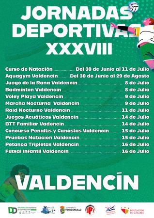 Imagen JORNADAS DEPORTIVAS XXXVIII en Valdencín