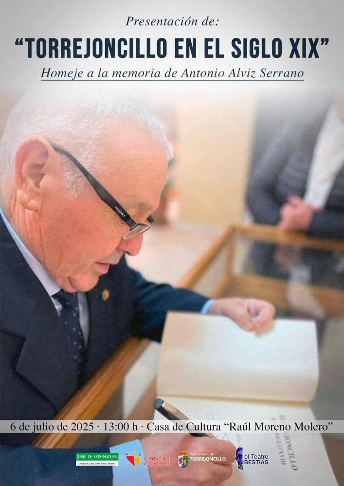 Imagen 6 de Julio - PRESENTACIÓN DEL LIBRO “TORREJONCILLO EN EL SIGLO XIX