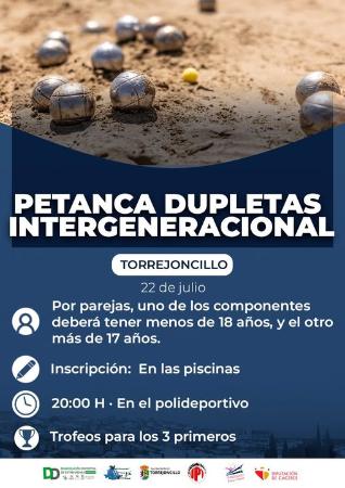 Imagen 22 de Julio - Petanca dupletas intergeneracional en Torrejoncillo