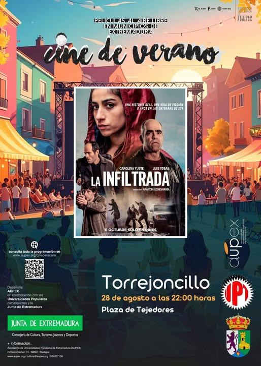 Imagen 28 de Agosto - Proyección de La Infiltrada en Torrejoncillo
