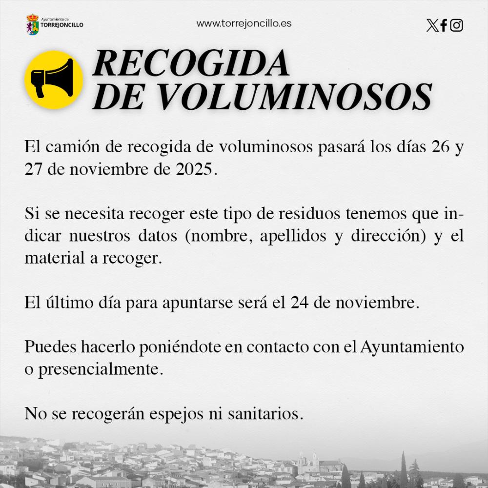 Imagen RECOGIDA DE VOLUMINOSOS
