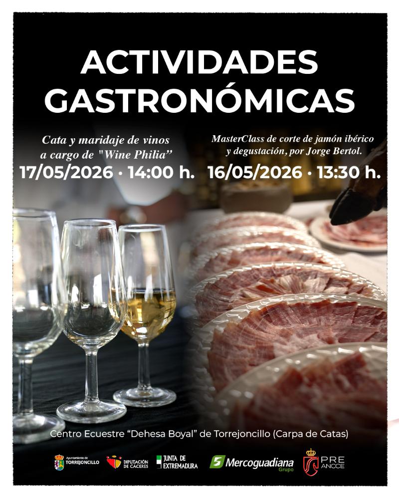 Imagen Del 16 y 17 de Mayo - ACTIVIDADES GASTRONÓMICAS.